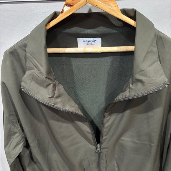 Old Navy Women Active Stretchtech jacket SZ: Large Green color - Picture 3 of 13
